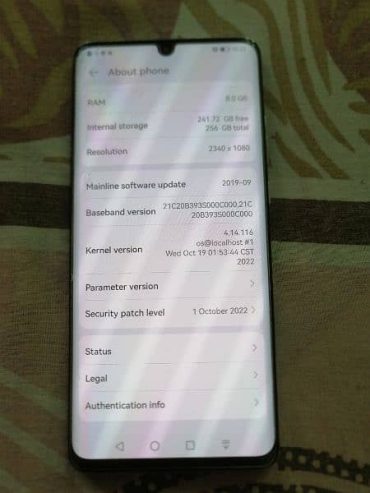 Huawei p30pro 8gb 256gb