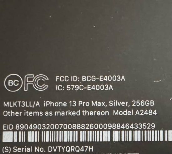 iphone 13 pro max 256, PTA approved